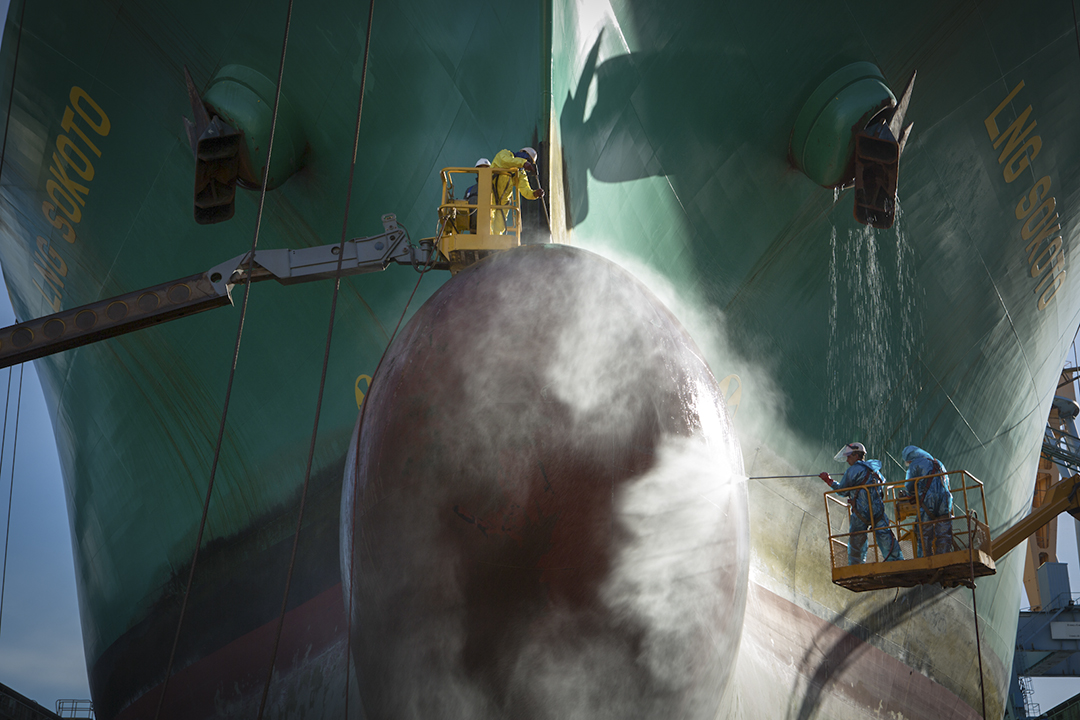 Refit LNG SOKOTO Dry Docked MAPITO Maritime