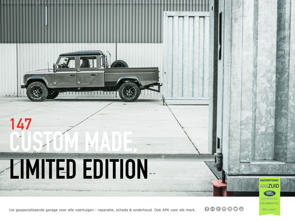 LAND ROVER Defender 147, Customized